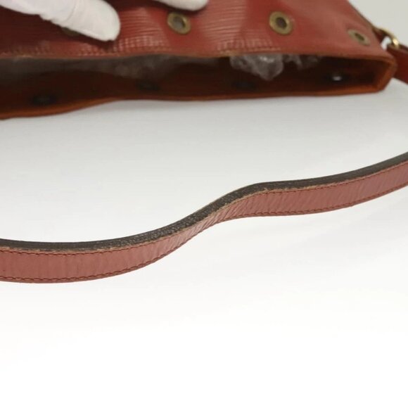 LOUIS VUITTON Epi Petit Noe Shoulder Bag Brown M44103 LV Auth 129526 - Picture 8 of 16